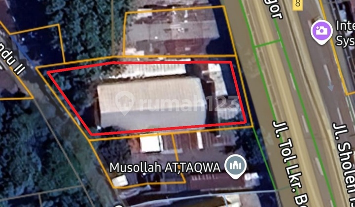 Shop House 1200 m² freehold business rights, Jl. Sholeh Iskandar, Cibadak Bogor 2