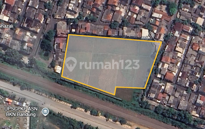 Tanah 7680 m² dekat Stasiun, Al-Jabbar, GBLA akses Cimincrang # 2