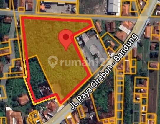 Tanah. 1,45 Ha Dibenteng Jl Raya Cirebon Bandung, Jatiwangi #