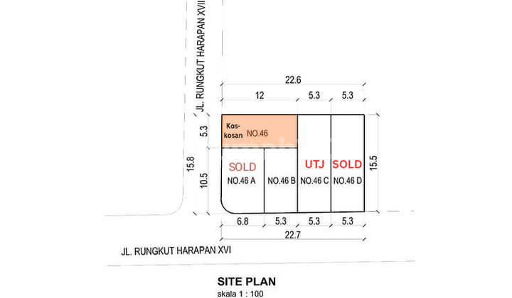 Sisa 1 Unit!! Rumah Minmalis Ciamik di Rungkut Harapan Strategis 2