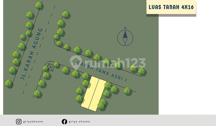 New Housee!! Lokasi Strategis Surabaya Selatan Karah Tama Asri 2