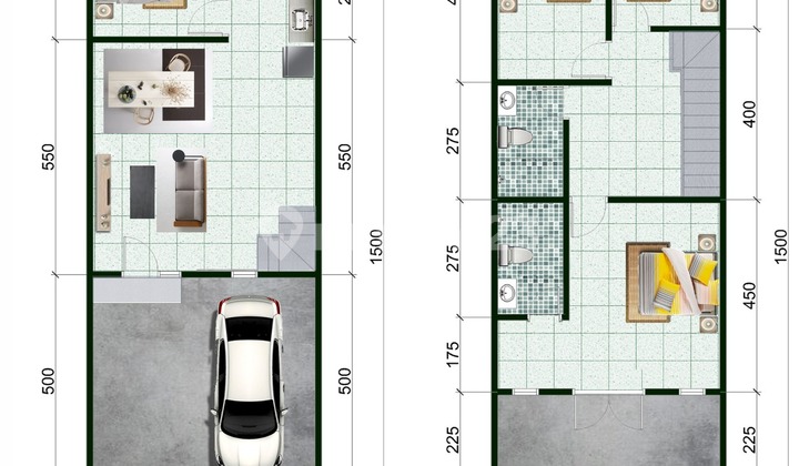 Ready 3 Unit!! Ciamikk Poll 2 Lantai di Rungkut Harapan