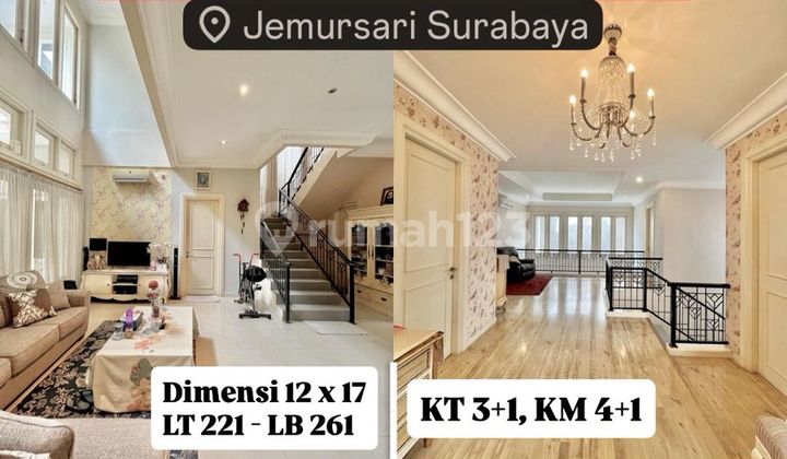 Turun Harga Rumah Clasic Luxury di Jemursari regency Lokasi homey 1