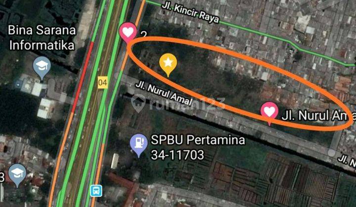 Tanah Komersial Rata Padat Siap Bangun Gedung 24 Lantai Cengkareng Timur Jakarta Barat  2