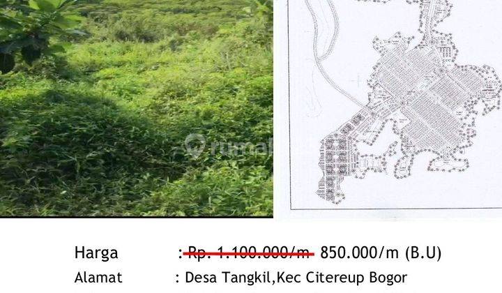 Tanah Sentul BU Luas 100Ha Murah Bangeet Belakang Permara Sentul Golf Club Bogor