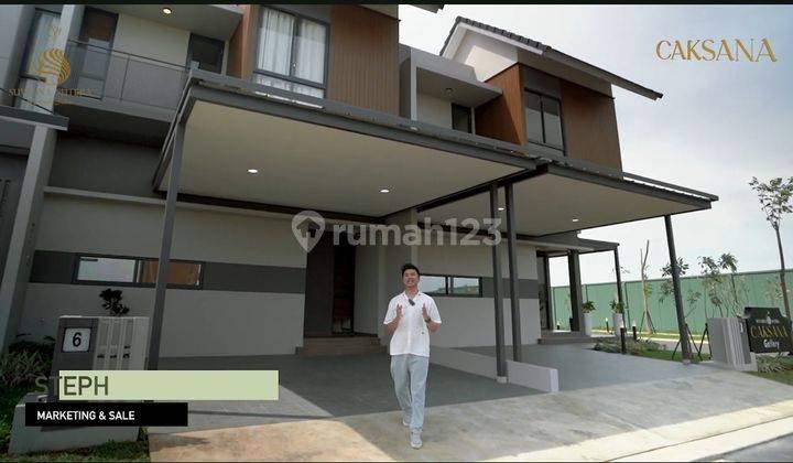 Dijual Rumah Cantik 2 Lantai Inner Courtyard Suvarna Sutera Cikupa  2