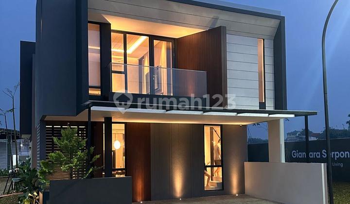 Rumah Design Mewah Elyon 2 Lantai Giantara Serpong City Cisauk Tangerang 2