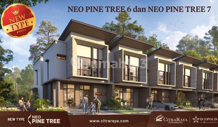 Neo. Pine. Tree.modern.&. Elegan.at.ecopolis.citra. Raya. Cikupa