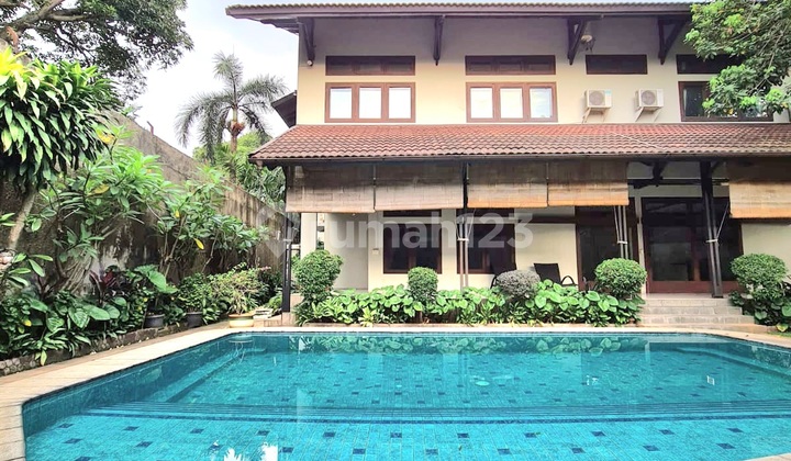 Rumah Murah Tanah Luas Konsep Resort Jalan Benda Kemang Lihat Jamin Beli