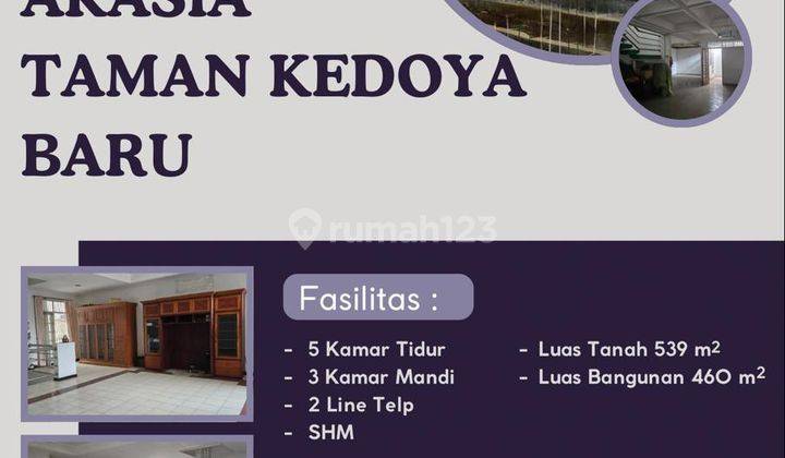 DIJUAL RUMAH TAMAN KEDOYA BARU