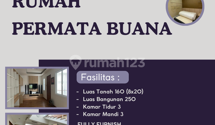 DIJUAL RUMAH PERMATA BUANA JAKARTA DIJUAL RUMAH PERMATA BUANA JAKARTA