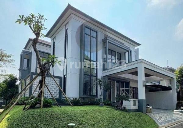 Dijual Rumah Baru Hoek Delatinos Costarica BSD City Semi Furnished
