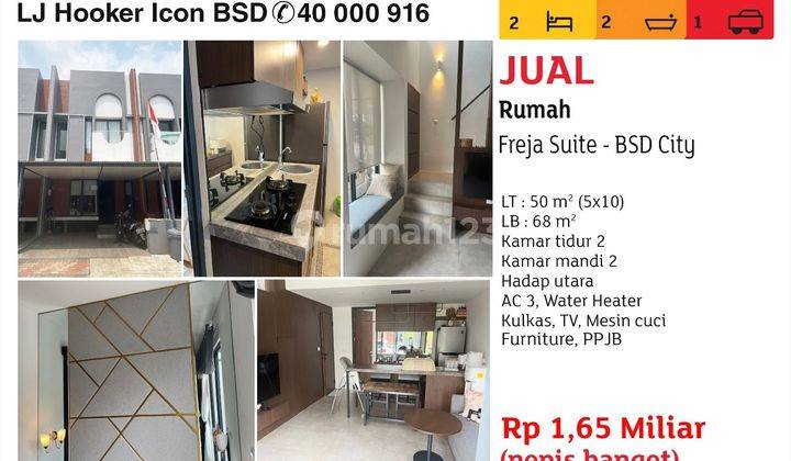 jual freja suite bsd city 1