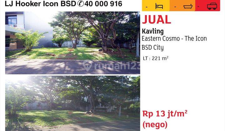 dijual kavling the icon bsd city 1