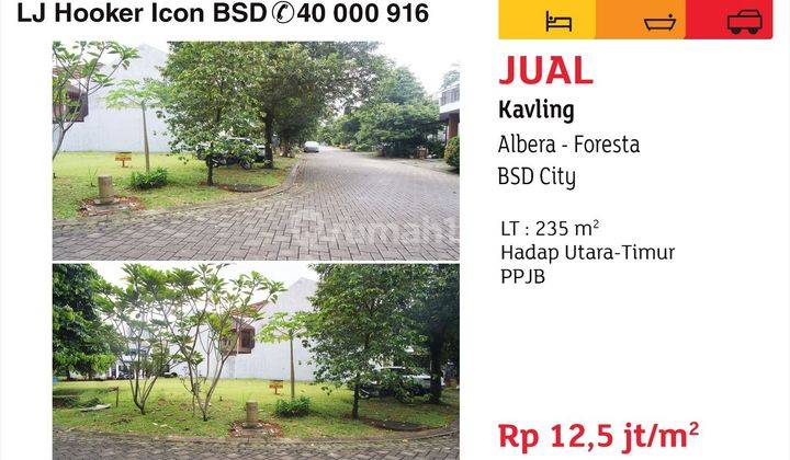 dijual albera the foresta bsd city 1