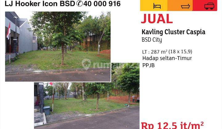 jual kavling cluster caspia the icon bsd city 1