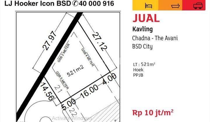 Jual Kavling Di Cluster Anantha The Avani Bsd City 2