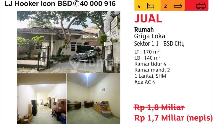 Griya Loka Sektor 1.1 Bsd City 1