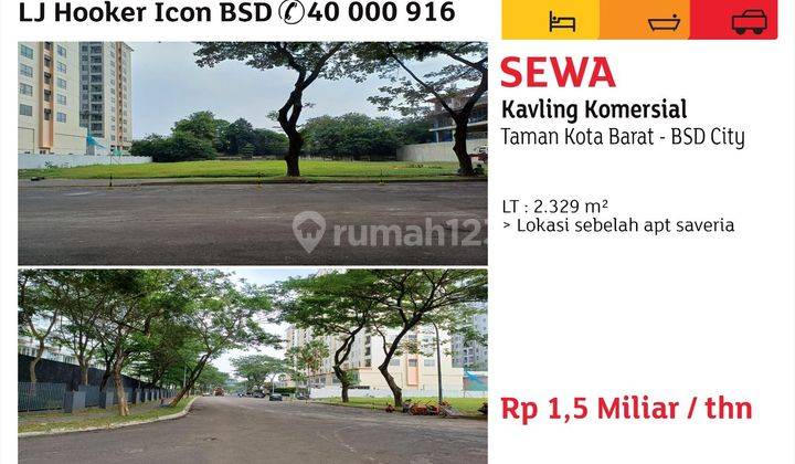 Kavling Komersial Saveria Bsd 2