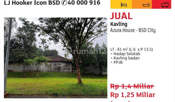 Kavling Dijual Cepat di Azura House Vanya Park BSD 1