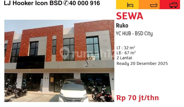 For Rent Shophouse at Yc Hub Bsd City For Rent Shophouse at Yc Hub Bsd City