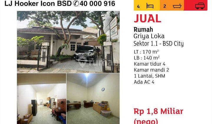 Jual Rumah Griyaloka Bsd  1