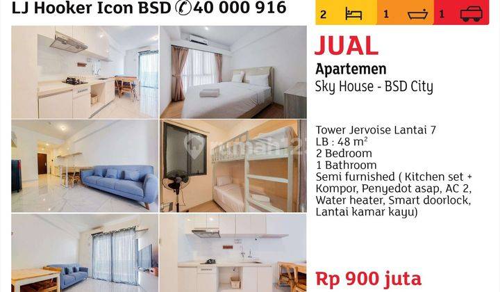 Jual Rugi Apartment Sky House Bsd City 1