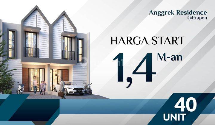 Anggrek Residence Prapen Rumah 2 Lt Pusat Kota Start 1.4m An 1