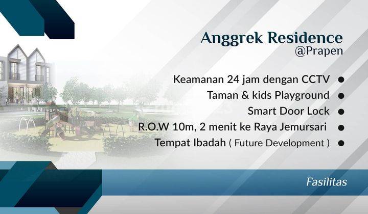 Anggrek Residence Prapen Rumah 2 Lt Pusat Kota Start 1.4m An 2