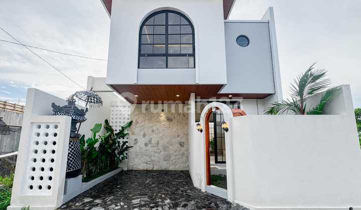 NEAR ATLAS BEACH CLUB Brand New Mediterannean 2BR Villa Babakan Canggu Bali 2Story Nice place 2