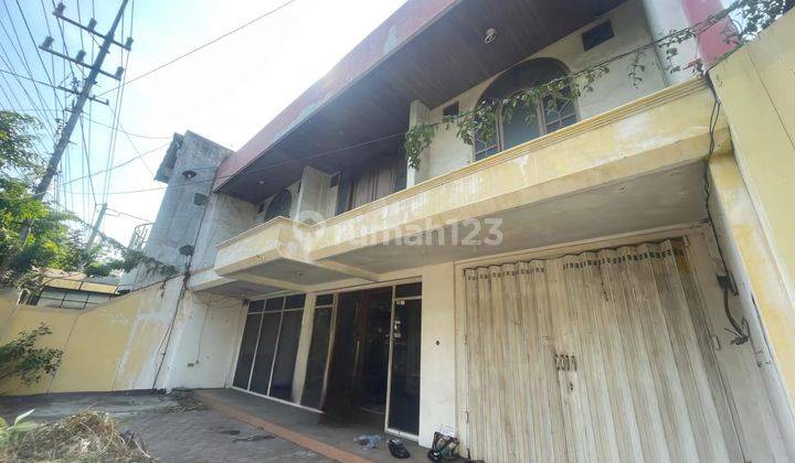 Pusat Kota Rumah 2 Lantai Dr Soetomo Gresik 377m2 Murah Jalur Ramai Cocok Utk Bank, Klinik, Kantor Dll 1