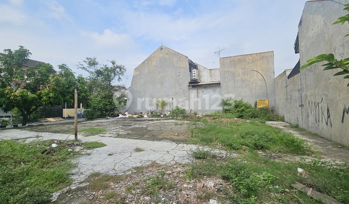 Kavling Siap Bangun Depan Pasar Larangan Sidoarjo SHM 250m2 Hook Cocok dibangun 3 Rumah Flash Sale