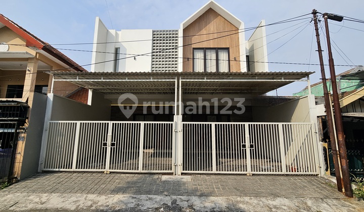 Rumah Rungkut Menanggal Surabaya Timur 2 Lantai Baru Gress Scandinavian Ready 2 Unit Harga 1m An