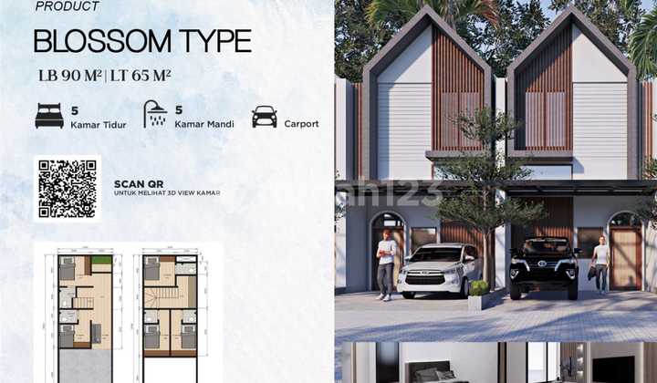 RENTAL DEMAND TINGGI Calliodra Co-Living Rumah Kost 12 Kamar Samping Kampus UPN Rungkut Surabaya Duduk Manis Dpt Income 280Jt-an/tahun