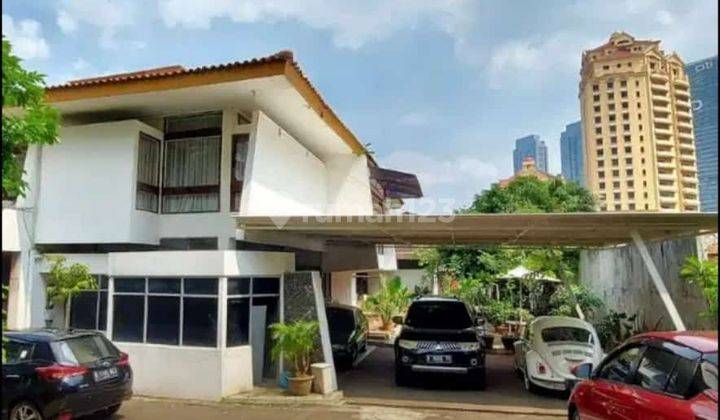 Rumah Tua Hitung Tanah di Widya Chandra Kebayoran Baru Jakarta Selatan 1715 m² SHM 2