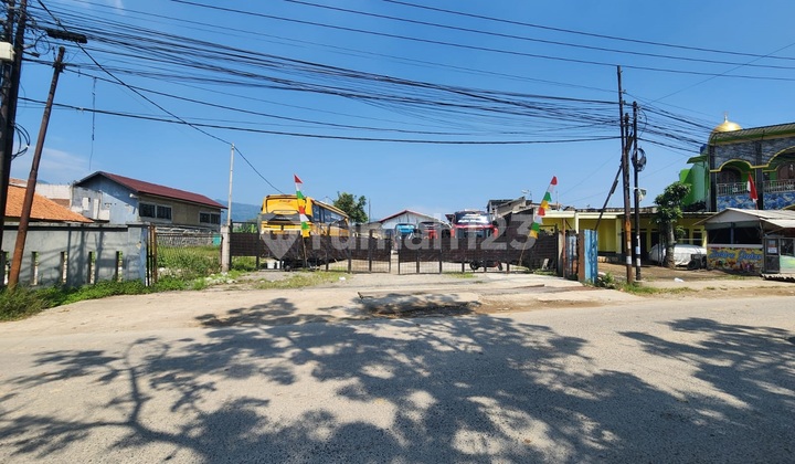 Gudang + Tanah Akses Kontainer 40 Feet Area Industri di Soreang Cipatik bisa Disewakan