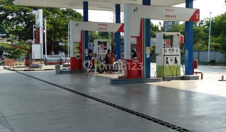 Dijual spbu pom bensin di probolinggo aktif bonus tanah lansung untung 12