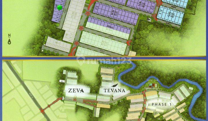 Rumah Hadap Timur Termurah Cluster Visana The Savia Bsd City 2