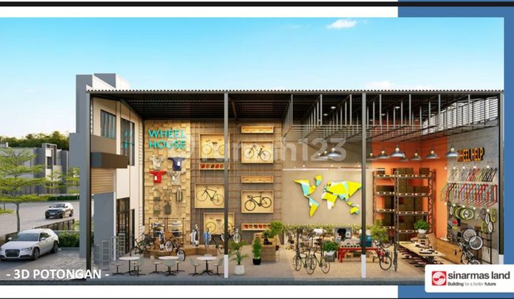 Gudang Taman Tekno Row 20 - Corner KPR Free DP