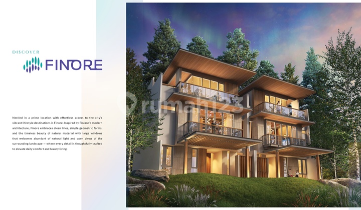 3-Storey House in Gading Serpong - Finore Cluster, Limited Units !!! 1