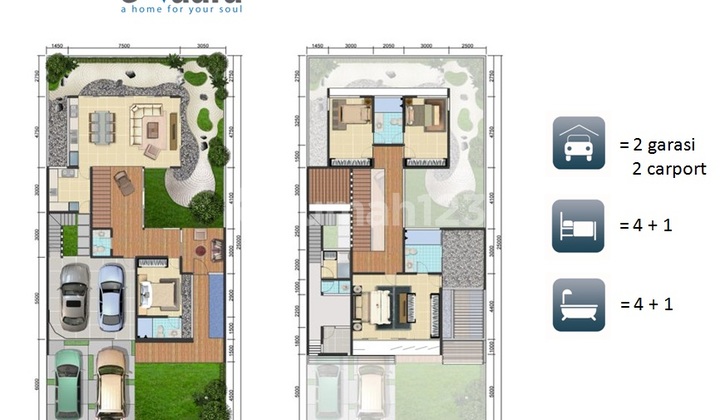 Luxury House De Park in Front of the Park Cluster De Nara City - Eligible for Mortgage Financing 2