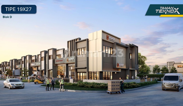 Row 20 New Gudang Taman Tekno X BSD City - Corner Free DP