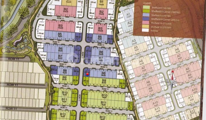 Tanah Greenwich Park Depan Taman Termurah Cluster Sheffield Bsd 4