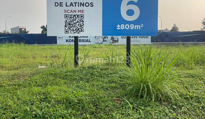 Kavling Komersial Dekat Tol Hadap Jalan Raya De Latinos Bsd City 1