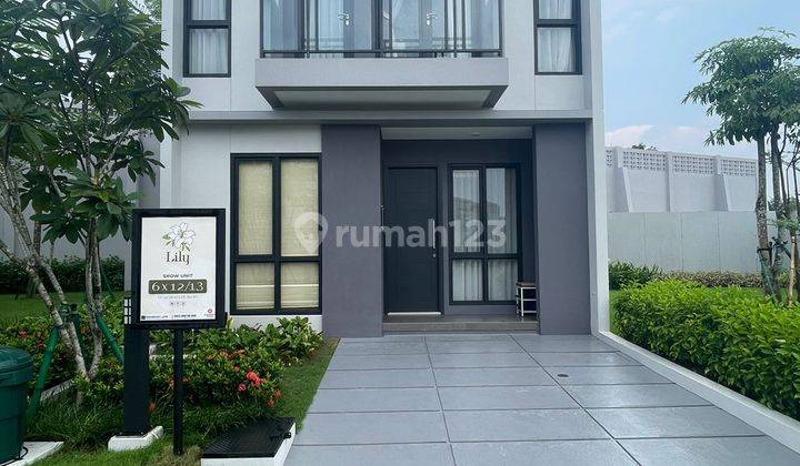 Rumah Modern 2 Lantai Rp.1,5 Man Cicil 60x Cluster Lily Paramount Petal 1