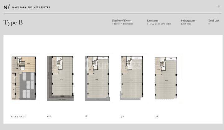 Last Unit Type B Corner Navapark Business Suites Bsd City 2