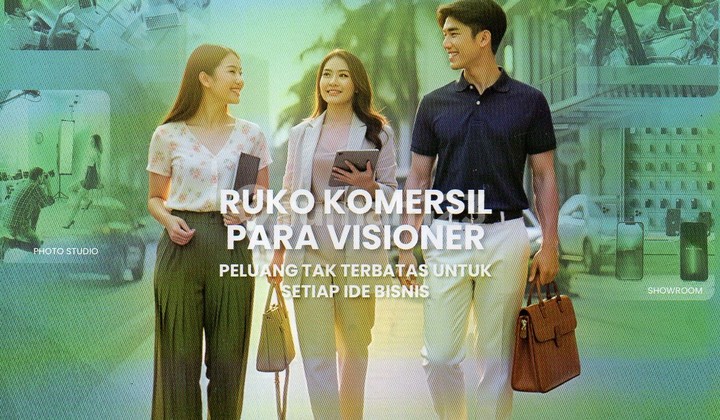 RUKO 3 LANTAI TANPA DP - COMERSIO BSD CITY, LIMITED UNIT