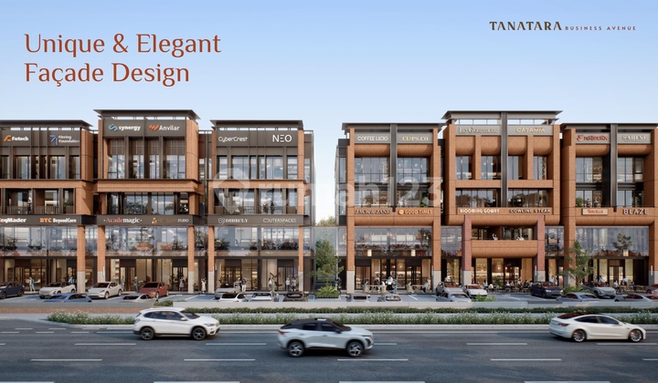 TANATARA BUSINESS AVENUE BSD CITY - GEDUNG LOFT DI ROW 50 HADAP JALAN RAYA