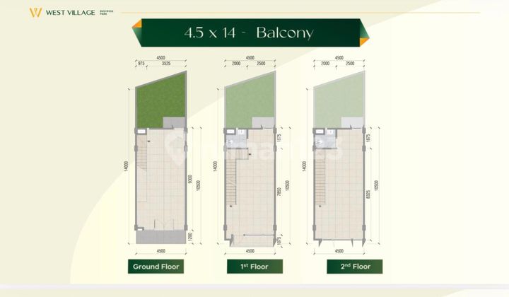 Last Unit Ruko West Village Bsd City - Siap Pakai KPR Free Dp