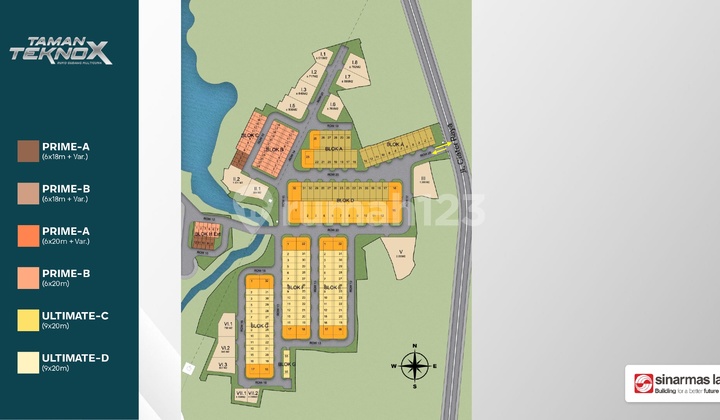 Corner New Taman Tekno X BSD City - Diskon 15 % KPR Free DP